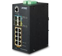 Planet IP30 Industrial L2+/L4 8 Puertos 1000T 802.3at PoE+ 2-Port IGS-5225-8P2S2X (1000T 802.3at PoE+ 2-Port 100/1000X SFP + 10G SFP+ Full Managed Switch (-40 to 7) 5C Dual Red Unante)