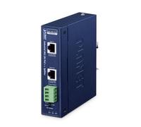 Planet IPOE-176S IP30, Industrial Single-Port 10Gbps 802.3bt PoE++ Splitter - 12V,19 & 24V DC output (-40~75 degrees C, 802.3bt type 4 PD, supports, 10/100/1G/2.5G/5G/10Gbps data rate )