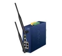 Planet IP30 Industrial Wi-Fi 7 802.11be 3600Mbps Dual Band Wireless AP with 4-Port 10/100/1000T 802.3at PoE