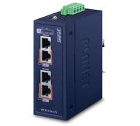 PLANET IPOE-270-12V switch Energía sobre Ethernet (PoE) Azul