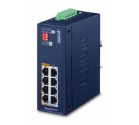 Planet 4 Puertos industriales 10/100/1000T 802.3bt PoE ++ Injektor Hub W/12 V Booster