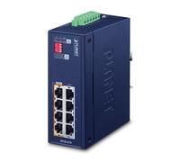 Planet IPOE-470 Interruptor industrial de Ethernet Gigabit de 8 puertos con PoE
