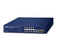 PLANET 10/100/1000T + 2-Port Gestionado L2/L4 Gigabit Ethernet (10/100/1000) 1U Azul