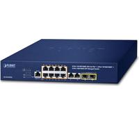 PLANET IPv4/IPv6, 8-Port Managed Gestionado L2/L4 Gigabit Ethernet (10/100/1000) Energía sobre Ethernet (PoE) 1U Azul