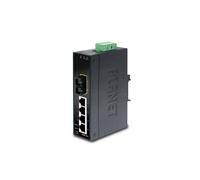Planet ISW-511 - Conmutador Ethernet industrial Unmanaged, 4×Fast Ethernet + 1×100FX Multi-Mode SC 2 km