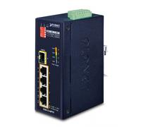 PLANET ISW-514PTF switch No administrado Fast Ethernet (10/100) Energía sobre Ethernet (PoE) Azul