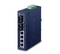 Planet ISW-621T Interruptor de Red No gestionado L2 Fast Ethernet (10/100) Azul