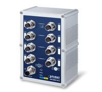 Planet ISW-800T-M12 Interruptor de Red No gestionado L2 Fast Ethernet (10/100) Negro