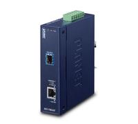 PLANET IXT-705AT Convertidor de Medios Industrial Ethernet 10G/5G/2.5G/1G/100M Cobre a Fibra SFP+ IP30 Amplio Rango Temperatura