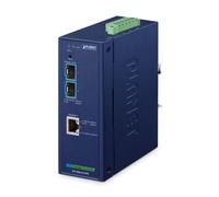 Planet IXT-900-2X1PD Interruptor de fibra óptica industrial de 2 puertos IP40 10000 Mbit/s