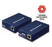 Planet LRP-101U-KIT Kit Extensor PoE Largo Alcance UTP 1 Puerto 802.3af/at hasta 500m -20 a 70°C