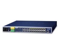 PLANET MGSW-24160F switch Gestionado L2+ Gigabit Ethernet (10/100/1000) Energía sobre Ethernet (PoE) 1U Azul