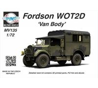 Planet Models 129-MV135 - 1/72 Fordson WOT2D ‘ Van Body ’ - Nuevo