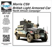 Planet Models MV133 - 1/72 Morris CS9 British Light Armored Car ‘ Norte Africano