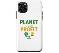 Planet Over Profit - Activista ecológico de la Tierra sobre el Dinero Carcasa para iPhone 11 Pro MAX