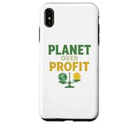 Planet Over Profit - Activista ecológico de la Tierra sobre el Dinero Carcasa para iPhone XS MAX