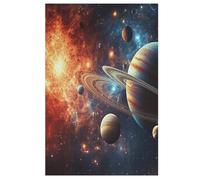 Planet Puzzle premium de 1000 piezas para adultos y niños, rompecabezas de madera divertidos y educativos, regalo perfecto (78 x 53 cm)