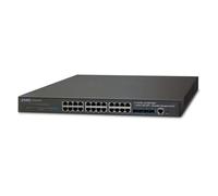 PLANET SGS-6341-24T4X switch Gestionado L3 Gigabit Ethernet (10/100/1000) 1U Negro