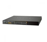 PLANET UPOE-1600G Conmutador de red Gestionado Gigabit Ethernet (10/100/1000) Energía sobre Ethernet (PoE) 1U Azul