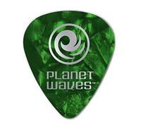 Planet Waves 1 CGP2-10 10pieza (S) Celuloide Verde, Perlado Púa - Púas de celuloide, Verde, nacarado, Monótono, Estándar, Luz, 0,5 mm