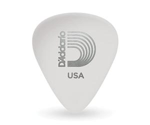 Planet Waves 1CWH4-25 - Púa (tamaño medio, paquete de 25 uds.), color blanco