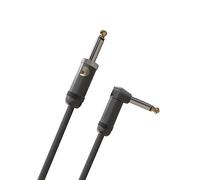 D'Addario Guitar Cable - Geo Tip for Secure Connection - In-Line HelioFused for Great Connection - Natural Tone and Durable Construction,20 Feet/7.62 Meters - Straight End/Right Angle - 1 Pack