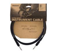 D'Addario Cable de guitarra - Cable para Instrumentos de la serie Classic -1/4 Pulg Macho a 1/4 Pulg Macho - 1.524 Metros - Extremo Recto - 1-Paquete