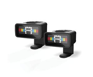 Planet Waves Miniafinador de pinza PW-CT-12 NS, paquete de 2 | Los afinadores D'Addario ofrecen afinación rápida y precisa con diseño compacto y pantalla fácil de leer.