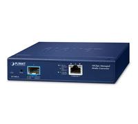 Planet XT-905A Interruptor de Red SFP+ de Fibra Óptica de 1 Puerto Carcasa Metálica Azul