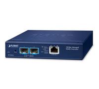 Planet XT-925A Interruptor de Fibra Óptica Metálico SFP+ de 1 Puerto Azul