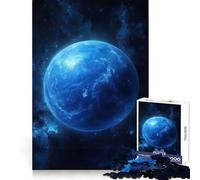 Planeta Azul en el Espacio Plutón Rompecabezas para Adolescentes de 1000 Piezas Potencia la Mente Relájate fácilmente Bordes Uniformes Elegante (38x26cm)