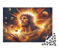 Planeta fantástico Paper Puzzle 1000 Piezas Adultos, Papel Grueso, Ejercicio Mental Creativo Puzzle Universo artístico, Educativo Alivio estrés decoración Mural 38x26cm/1000pcs