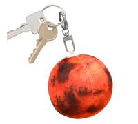 Planeta Felpa - Muñeca de peluche suave y colgante de 7,5 centímetros, muñeca de un planeta, para bolsos, monederos, joyas, monederos, mochilas, mujeres y hombres, MARS, Siehe Beschreibung, Ver
