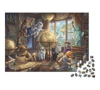 Planeta Gato Puzzle De Madera 1000 Piezas Adultos Y Niños,Regalo Ideal,Madera Kitten,Anti-estrés,Deco Pared,Rompecabezas,14 Años+,Relax,Desafío,Reto,Educativo (75x50cm)