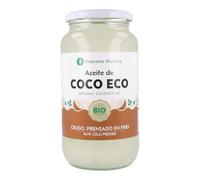 PLANETA HUERTO | Aceite de Coco Virgen Extra Ecológico 860 ml, Prensado en Frío, 100% Natural, Sin Aditivos - Aceite de Coco Ideal para Cocinar, Repostería, Dietas Veganas y Uso Cosmético