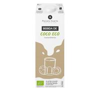 PLANETA HUERTO | Bebida de Coco ECO 1L - Natural, Sin Azúcar Añadida, Perfecta para Bebidas y Recetas Saludables
