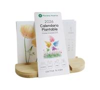 Planeta HUERTO | Calendario Plantable 2025 - Diseño Ecológico y Sostenible para Cultivar Flores Mes a Mes, Ideal para Conectar con la Naturaleza