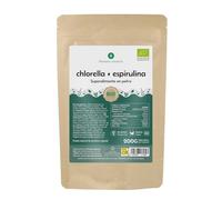 PLANETA HUERTO | Chlorella + Spirulina en Polvo 200 g - Superalimento natural rico en proteínas, clorofila, vitaminas y minerales, Detox, energía y apoyo al sistema inmunológico