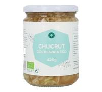 PLANETA HUERTO | Chucrut de Col Blanca Ecológico 420g - Chucrut Fermentado natural rico en probióticos, vitaminas y minerales para una flora intestinal saludable