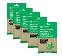 Planeta HUERTO | Fertilizante Universal Soluble 5 Sobres para 25 litros -Fertilizante Universal Abono NPK Completo con micronutrientes para Todo Tipo de Plantas