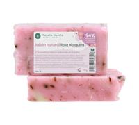 PLANETA HUERTO | Jabón Natural de Aceite de Oliva y Rosa Mosqueta 100 g | Reafirmante y Regenerador | Piel Radiante y Joven