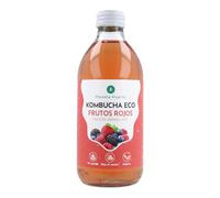 PLANETA HUERTO Kombucha Eco Frutos Rojos 330 ml Bebida Fermentada Natural con Probióticos y Antioxidantes
