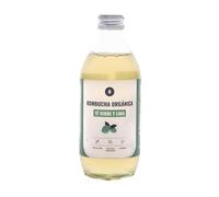 PLANETA HUERTO | Kombucha ECO Té Verde y Lima 330 ml | Refrescante y Saludable | Probióticos para el Bienestar Digestivo