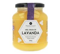 PLANETA HUERTO | Miel Cruda de Lavanda 500 gr Artesanal 100% Natural, Sin Filtrar ni Pasteurizar - Miel Cruda Origen España con Alta Concentración de Néctar de Espliego