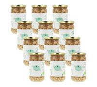 PLANETA HUERTO | Pack 12 x Alubia Cocida ECO 570g, Fuente de Proteínas Vegetales y Fibra Natural