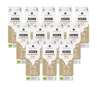 PLANETA HUERTO | Pack 12x Bebida de Almendra Eco sin Azúcar 1L Nutritiva y Versátil en Cada Sorbo - Bebida de Avena Ideal para Veganos, Desayunos, Batidos y Cocina Natural