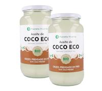 PLANETA HUERTO | Pack 2x Aceite de Coco Virgen Extra Ecológico 860 ml, Prensado en Frío, 100% Natural, Sin Aditivos - Aceite de Coco Ideal para Cocinar, Repostería, Dietas Veganas y Uso Cosmético