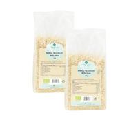 PLANETA HUERTO | Pack 2x Arroz Redondo Integral ECO 1 kg - Arroz Integral Ecológico de Grano Redondo, Rico en Fibra y Proteínas, Perfecto para Platos Saludables y Nutritivos