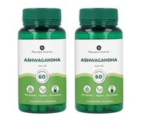 PLANETA HUERTO | Pack 2x Ashwagandha KSM-66 Ecológica 60 cápsulas - Ashwagandha Suplemento adaptógeno premium para reducir el estrés, mejorar la vitalidad, la concentración y la calidad del sueño