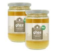 PLANETA HUERTO | Pack 2x Ghee Mantequilla Clarificada Ecológica 500g, 100% Mantequilla de Leche de Vaca ECO - Ghee Mantequilla Libre de Lactosa y Gluten, Rico en Vitaminas y Ácidos Grasos
